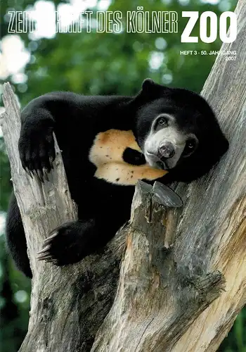 Die Zeitschrift des Kölner Zoos, H. 3, 50. JG. 