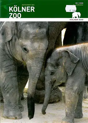 Die Zeitschrift des Kölner Zoos, H. 1, 51. Jg mit Jahresbericht 2007. 