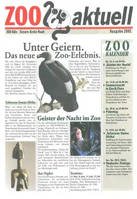 Zoo aktuell 2001. 