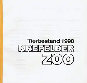 Tierbestand 1990. 