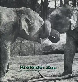 Zooführer mit Tierstimmen-Schallplatte (Elefanten). 