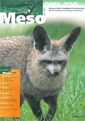 Meso (Das Opel-Zoo Magazin 2/2011). 