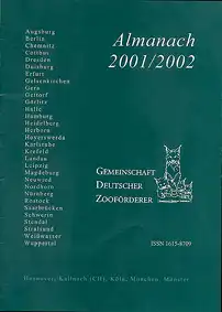 Gemeinschaft Deutscher Zooförderer. Almanach 2001/2002. 
