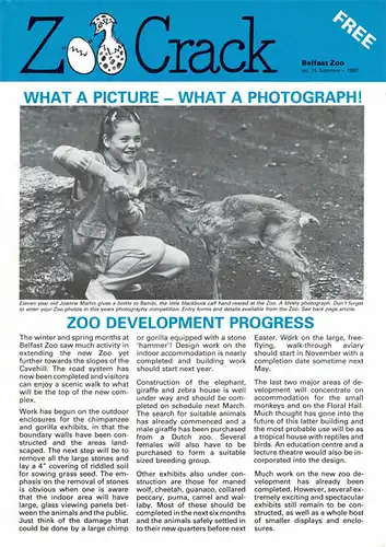 Zoo Crack, no.15 Summer 1987. 