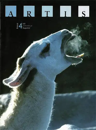 "artis" 50e Jaargang Nr. 4, Juli/Aug 2004. 