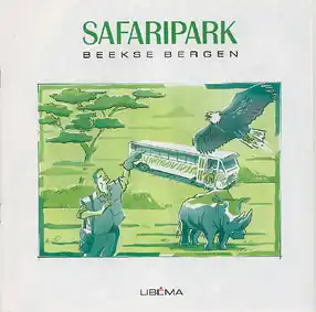 Safaripark (Aquarell mit Bus), (nl). 