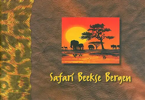 Safari Beekse Bergen (Leopardenfell am Rand). 