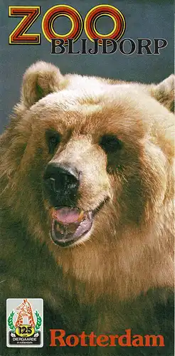 Faltblatt 125 Jahre (Braunbär). 