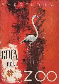 Zooführer (rot mit Flamingo). 