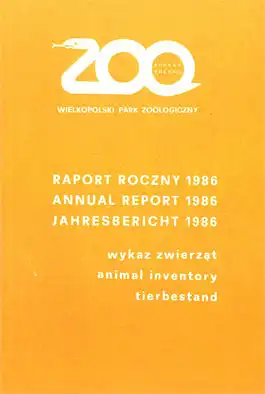Jahresbericht (Tierbestand) 1986. 