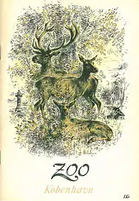 Zooführer (Zeichnung Hirsche). 