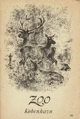 Zooführer (Zeichnung Hirsche). 