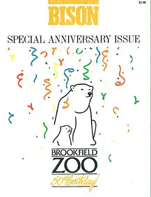 Chicago Zoological Society, BISON, Volume 1, No.3, Spec. Anniversary Issue. 