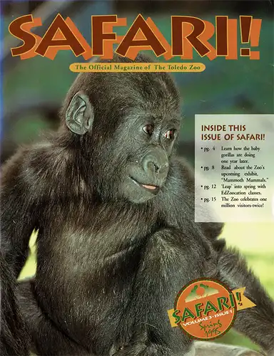 SAFARI! Volume 3, Issue 1, Spring 1995. 