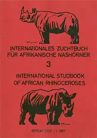 Int. Zuchtbuch für Afrikanische Nashörner 3. 