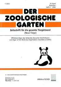 Der Zoologische Garten, Band 70, 2000, Heft 6 (Beiträge und a.: Die Aqua-Terrarien-Erlebniswelt im Schönbrunner Tiergarten; Reproductive biology of the European lynx; Maße und Gewichte...