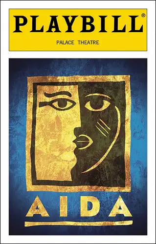 Playbill August 2002. Volume 118, Number 8. Aida. Palace Theatre. Incl. performance insert. 