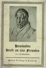 Wilhelm von Humboldts Briefe an eine Freundin. 