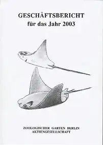 Gesch„ftsbericht fr das Jahr 2003. 