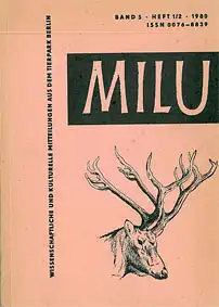 Milu Band 5, Heft 1/2. 