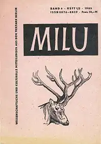 Milu Band 6, Heft 1/2. 