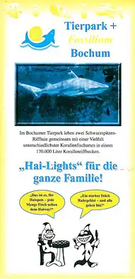 Faltblatt: Hai-Lights. 