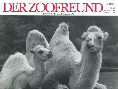 Der Zoofreund - Zeitschrift d. Zoofreunde Hannover; Nr. 69. 