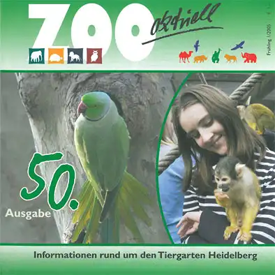 Zoo Heidelberg aktuell, 1/2005 - 50. Jubil?umsausgabe (Verein der Tiergartenfreunde Heidelberg e.V.). 