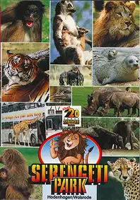 F?hrer "?ber 20 Jahre Serengeti Park" (versch. Fotos, unten rechts Gepard). 