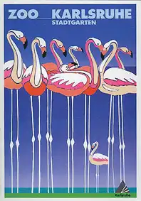 Zoof?hrer (Flamingo/Zeichnung), 4. Auflage 1991. 