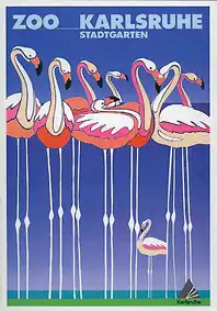 Zooführer (Flamingo/Zeichnung), 4. Auflage 1991. 