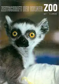 Die Zeitschrift des Kölner Zoos, H. 1, 23. JG. 