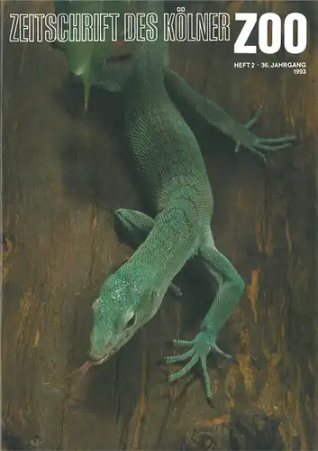 Die Zeitschrift des Kölner Zoos, H. 2, 36. JG. 