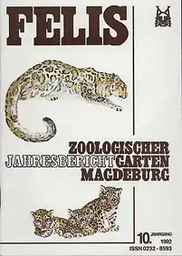 Jahresbericht Felis (10. Jahrgang 92) Jabe 91. 