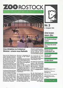 Zoo-Info Nr. 3, 2. Halbjahr 1994. 
