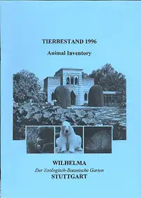 Tierbestand 1996. 