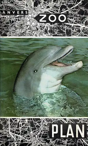 Zooführer mit Faltplan (Delfin). 