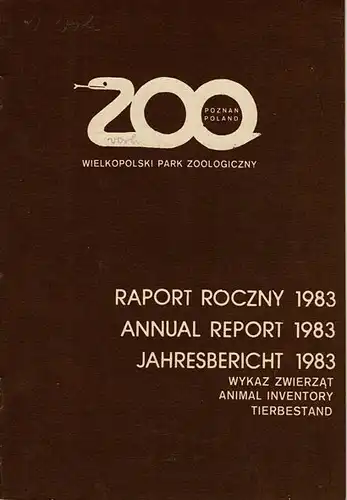 Jahresbericht (Tierbestand) 1983. 