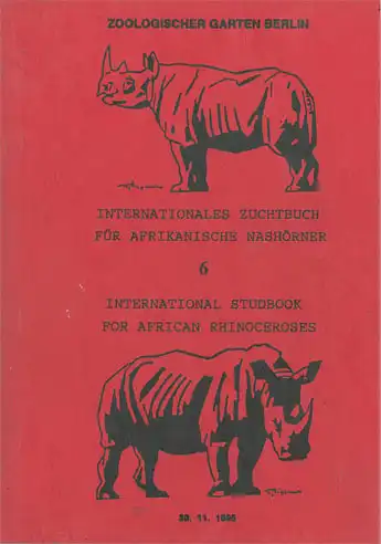 Int. Zuchtbuch für Afrikanische Nashörner 6. 