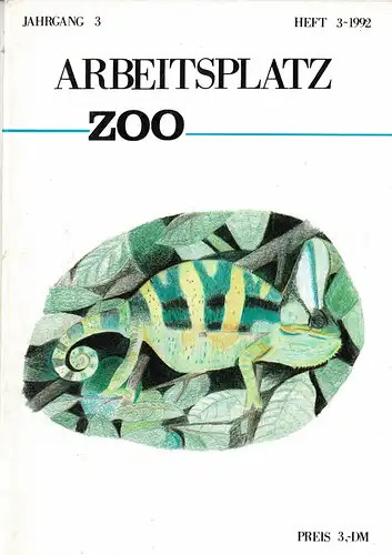 Arbeitsplatz Zoo Heft 3-1992. 