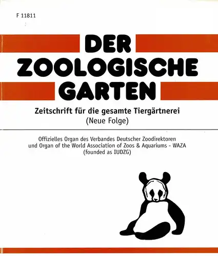 Der Zoologische Garten, Band 68, 1998, Heft 1-6 (Beiträge und a.: Verhalten der Tarya, Haltung von Wildeseln, Handaufzucht von Hyazintharas, Verhaltensbeobachtungen an paarweise gehaltenen Schimpansen...