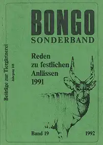 Bongo Band 19, Sonderband, Reden zu festlichen Anlässen. 