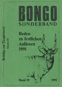 Bongo Band 19, Sonderband, Reden zu festlichen Anl„ssen. 