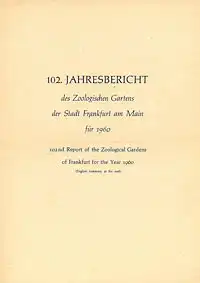 102. Jahresbericht 1960. 