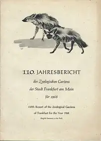 110. Jahresbericht (1968). 