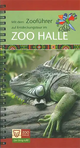 Mit dem Zooführer auf Entdeckungstour im Zoo Halle (Leguan). 