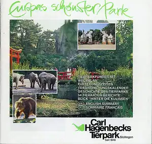 Parkführer (Bär, Elefanten, Eingang) Europas schönster Park. 