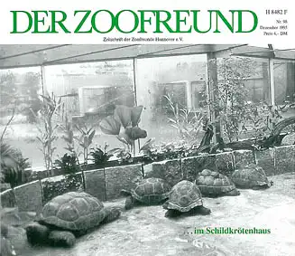 Der Zoofreund - Zeitschrift d. Zoofreunde Hannover; Nr. 98. 