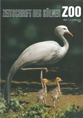 Die Zeitschrift des Kölner Zoos, H. 3, 27. JG. 