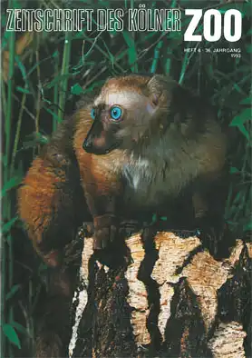 Die Zeitschrift des Kölner Zoos, H. 4, 36. JG. 